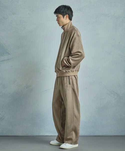 MEN'S BIGI / メンズビギ その他パンツ | 【50th Anniv . 中田 慎介】 SUEDE LIKE/HOUND’S TOOTH TRACK PANTS | 詳細2