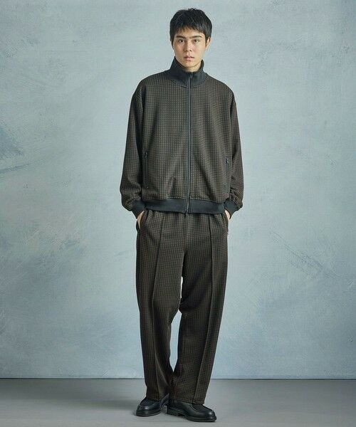 MEN'S BIGI / メンズビギ その他パンツ | 【50th Anniv . 中田 慎介】 SUEDE LIKE/HOUND’S TOOTH TRACK PANTS | 詳細10