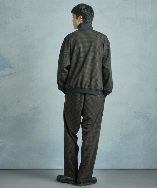 MEN'S BIGI / メンズビギ その他パンツ | 【50th Anniv . 中田 慎介】 SUEDE LIKE/HOUND’S TOOTH TRACK PANTS | 詳細12