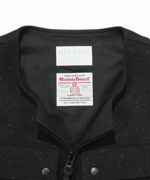 MEN'S BIGI / メンズビギ ベスト | 【50th Anniv . 菊池武夫】HARRIS TWEED COLOR NEP VEST | 詳細1