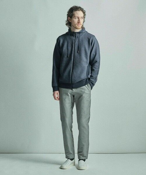 MEN'S BIGI / メンズビギ スウェット | ハニカムニット ジップパーカー | 詳細6