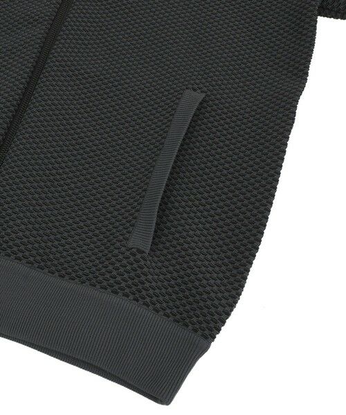 MEN'S BIGI / メンズビギ スウェット | ハニカムニット ジップパーカー | 詳細12