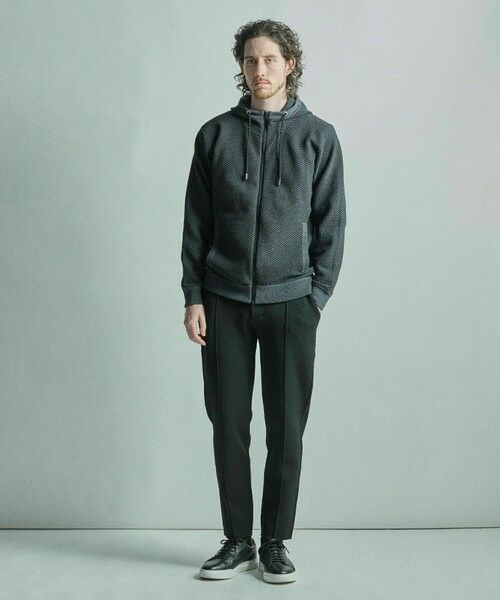 MEN'S BIGI / メンズビギ スウェット | ハニカムニット ジップパーカー | 詳細8