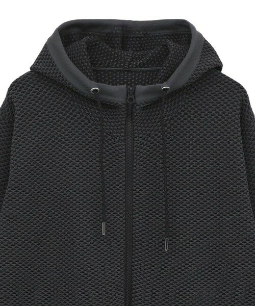 MEN'S BIGI / メンズビギ スウェット | ハニカムニット ジップパーカー | 詳細9
