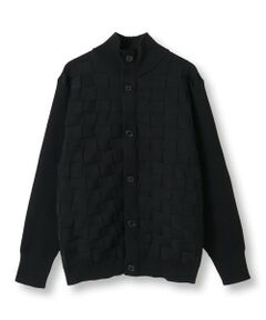 MEN'S BIGI / メンズビギ カーディガン・ボレロ | 【ACTIVE TAILOR/アクティブテイラー】リンクスブロックジャカードカーディガン