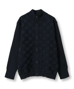 MEN'S BIGI / メンズビギ カーディガン・ボレロ | 【ACTIVE TAILOR/アクティブテイラー】リンクスブロックジャカードカーディガン