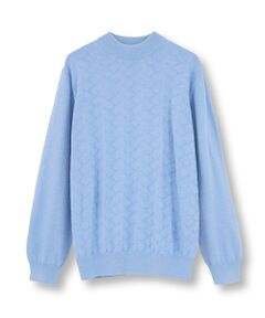 MEN'S BIGI / メンズビギ ニット・セーター | 【ACTIVE TAILOR/アクティブテイラー】12Gジャカードモックネックニット