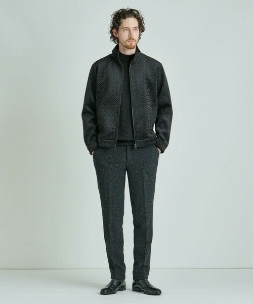 MEN'S BIGI / メンズビギ ニット・セーター | 【ACTIVE TAILOR/アクティブテイラー】12Gジャカードモックネックニット | 詳細2