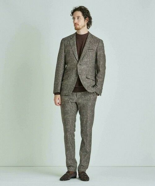 MEN'S BIGI / メンズビギ ニット・セーター | 【ACTIVE TAILOR/アクティブテイラー】12Gジャカードモックネックニット | 詳細4