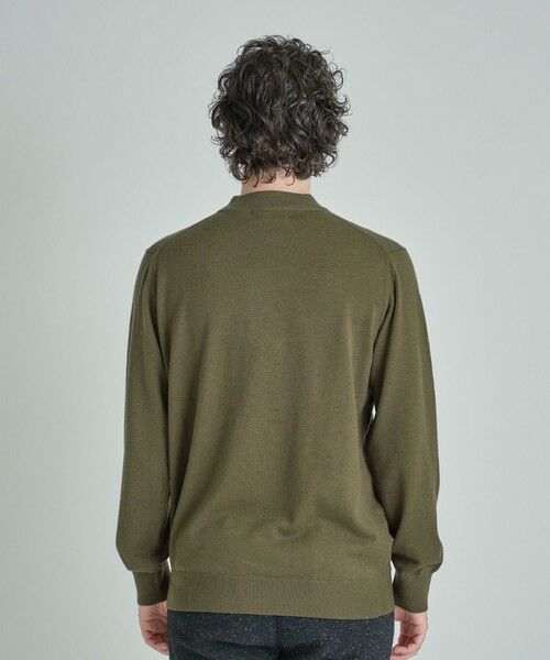 MEN'S BIGI / メンズビギ ニット・セーター | 【ACTIVE TAILOR/アクティブテイラー】12Gジャカードモックネックニット | 詳細14