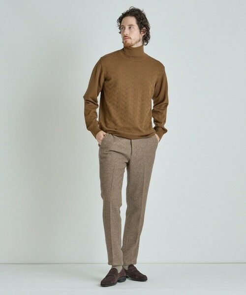 MEN'S BIGI / メンズビギ ニット・セーター | 【ACTIVE TAILOR/アクティブテイラー】12Gジャカードタートルネックニット | 詳細16