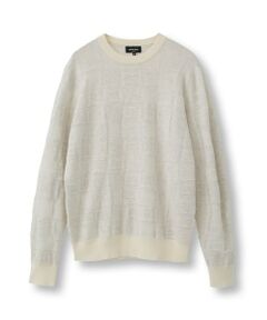 MEN'S BIGI / メンズビギ ニット・セーター | リンクスジャカード クルーネックニット