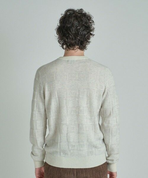 MEN'S BIGI / メンズビギ ニット・セーター | リンクスジャカード クルーネックニット | 詳細3