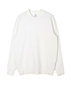 MEN'S BIGI / メンズビギ ニット・セーター | 【COLE HAAN/コール ハーン】別注ブリスタージャガードハイゲージニットTEE＜マシンウォッシャブル＞