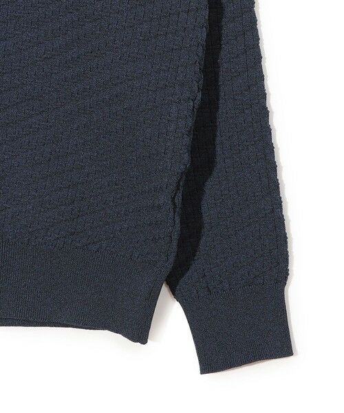 MEN'S BIGI / メンズビギ ニット・セーター | 【COLE HAAN/コール ハーン】別注ブリスタージャガードハイゲージニットTEE＜マシンウォッシャブル＞ | 詳細4