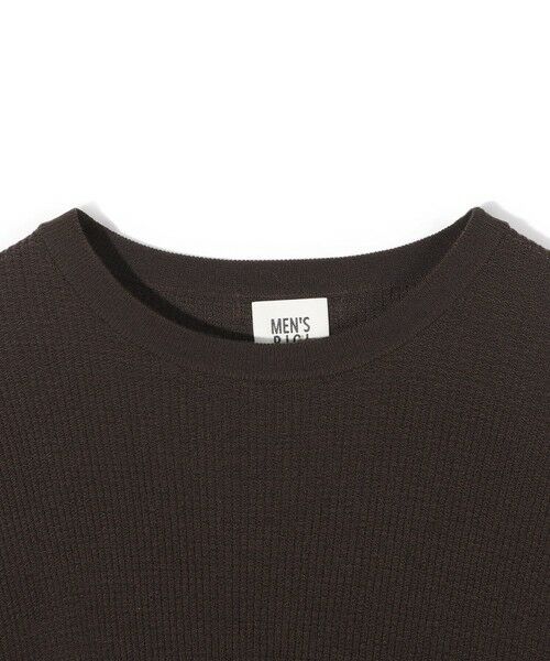 MEN'S BIGI / メンズビギ ニット・セーター | メリノウール ワッフル編みニット | 詳細10