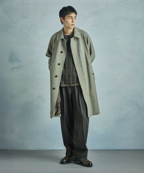 MEN'S BIGI / メンズビギ ブルゾン | ツイードチェック ニットブルゾン | 詳細11