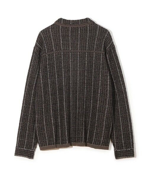 MEN'S BIGI / メンズビギ ブルゾン | ツイードチェック ニットブルゾン | 詳細4
