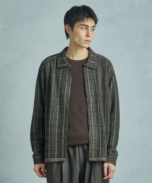 MEN'S BIGI / メンズビギ ブルゾン | ツイードチェック ニットブルゾン | 詳細6