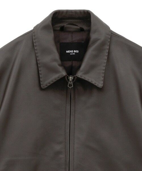 MEN'S BIGI / メンズビギ ブルゾン | クロームタンニングシープレザージャケット | 詳細12