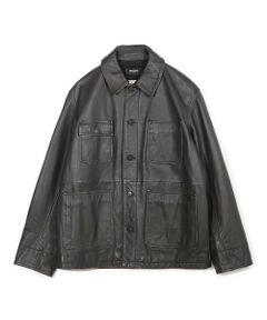 MEN'S BIGI / メンズビギ レザーブルゾン・ジャケット | 【JAGROSE/ジャグロース】別注ラムレザーカバーオール