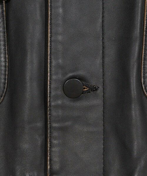 MEN'S BIGI / メンズビギ レザーブルゾン・ジャケット | 【JAGROSE/ジャグロース】別注ラムレザーカバーオール | 詳細3