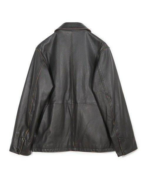 MEN'S BIGI / メンズビギ レザーブルゾン・ジャケット | 【JAGROSE/ジャグロース】別注ラムレザーカバーオール | 詳細8