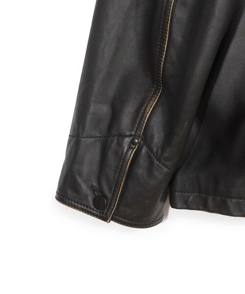 MEN'S BIGI / メンズビギ レザーブルゾン・ジャケット | 【JAGROSE/ジャグロース】別注ラムレザーカバーオール | 詳細9