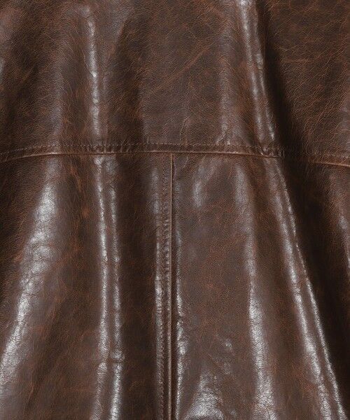 MEN'S BIGI / メンズビギ レザーブルゾン・ジャケット | ゴートレザー ライダースブルゾン | 詳細16