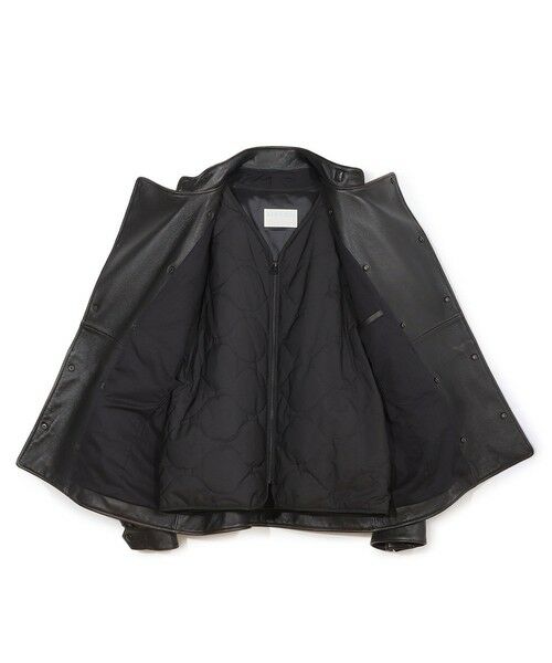 MEN'S BIGI / メンズビギ レザーブルゾン・ジャケット | 【50th Anniv . 菊池武夫】AGED SHEEPSKIN LEATHER JACKET | 詳細1