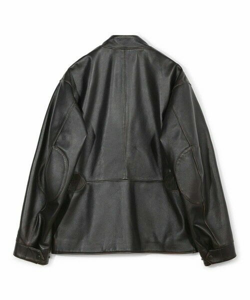 MEN'S BIGI / メンズビギ レザーブルゾン・ジャケット | 【50th Anniv . 菊池武夫】AGED SHEEPSKIN LEATHER JACKET | 詳細12