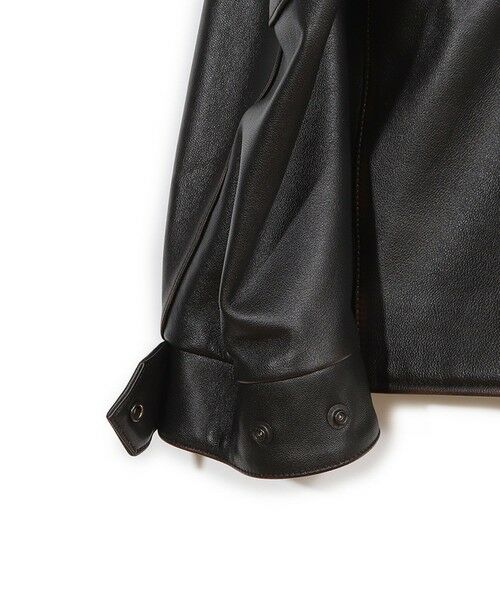 MEN'S BIGI / メンズビギ レザーブルゾン・ジャケット | 【50th Anniv . 菊池武夫】AGED SHEEPSKIN LEATHER JACKET | 詳細8