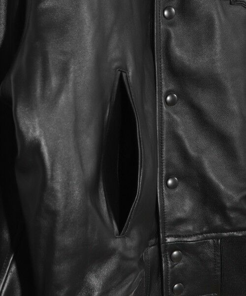MEN'S BIGI / メンズビギ その他アウター | 【50th Anniv . 中田 慎介】 SHEEP LEATHER STADIUM JAMPER | 詳細10