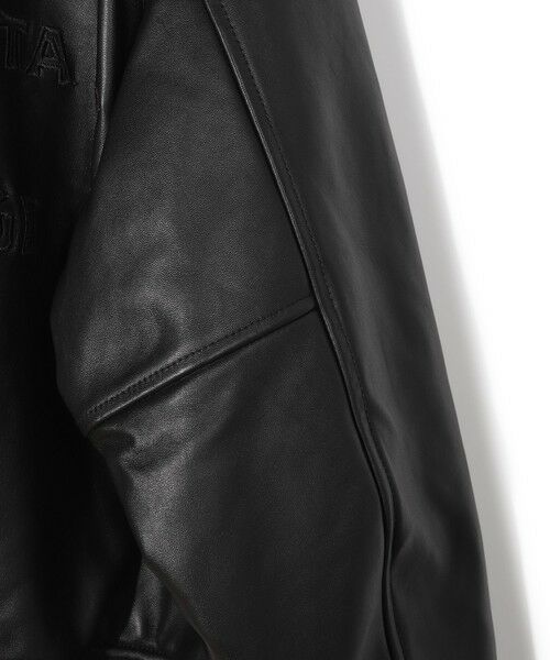 MEN'S BIGI / メンズビギ その他アウター | 【50th Anniv . 中田 慎介】 SHEEP LEATHER STADIUM JAMPER | 詳細14