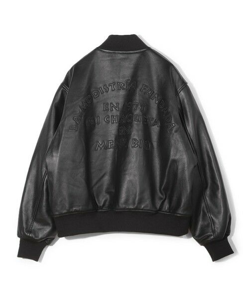 MEN'S BIGI / メンズビギ その他アウター | 【50th Anniv . 中田 慎介】 SHEEP LEATHER STADIUM JAMPER | 詳細6