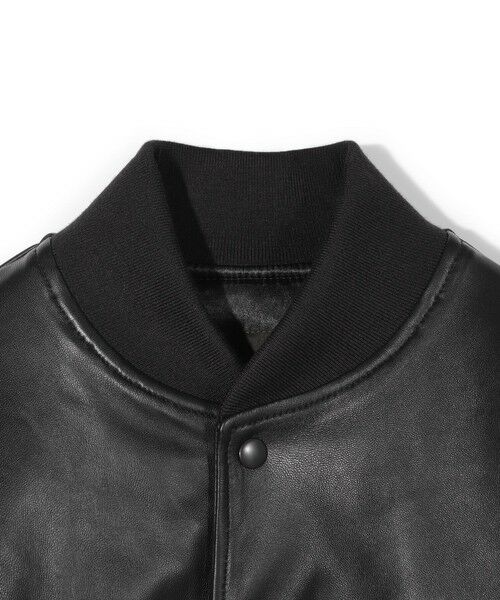 MEN'S BIGI / メンズビギ その他アウター | 【50th Anniv . 中田 慎介】 SHEEP LEATHER STADIUM JAMPER | 詳細9
