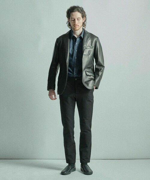 MEN'S BIGI / メンズビギ テーラードジャケット | シープレザーテーラードジャケット | 詳細2