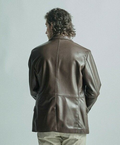 MEN'S BIGI / メンズビギ テーラードジャケット | シープレザーテーラードジャケット | 詳細5