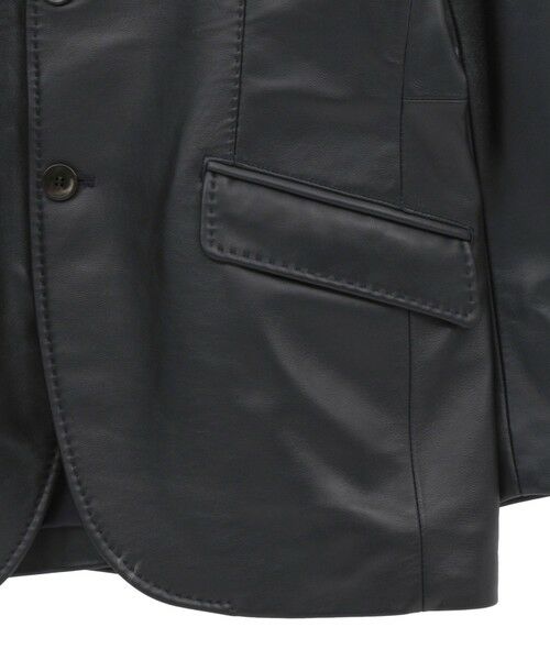 MEN'S BIGI / メンズビギ テーラードジャケット | シープレザーテーラードジャケット | 詳細12