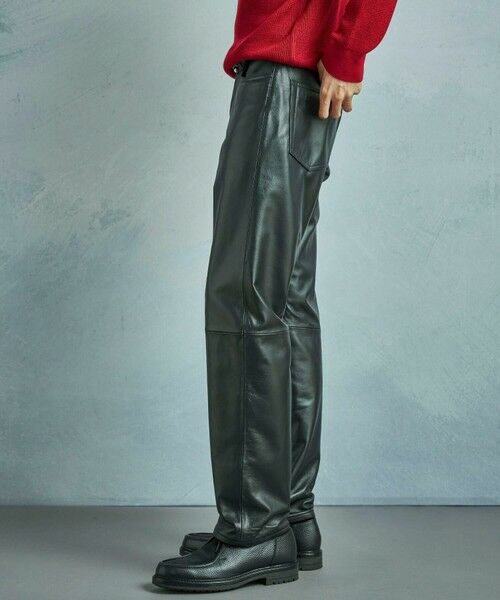 MEN'S BIGI / メンズビギ その他パンツ | ラムレザー５ポケットパンツ | 詳細10