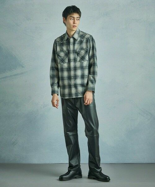 MEN'S BIGI / メンズビギ その他パンツ | ラムレザー５ポケットパンツ | 詳細14