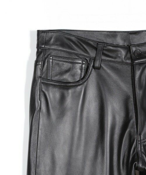 MEN'S BIGI / メンズビギ その他パンツ | ラムレザー５ポケットパンツ | 詳細3