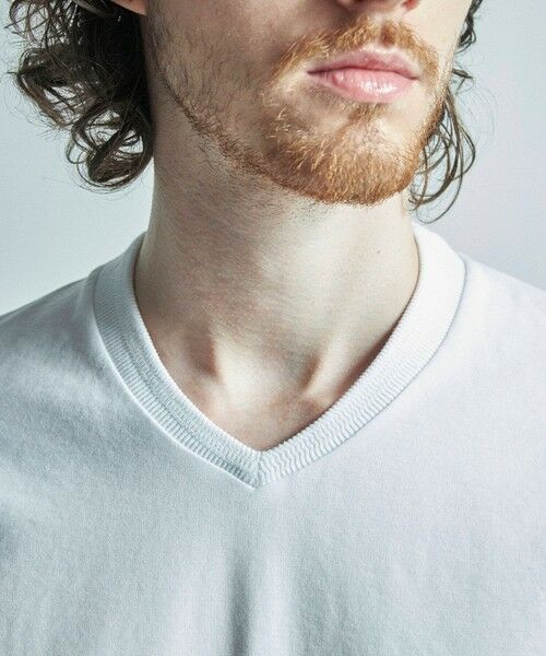 MEN'S BIGI / メンズビギ Tシャツ | 【ACTIVE TAILOR/アクティブテイラー】シルケットスムースVネック長袖Tシャツ | 詳細5