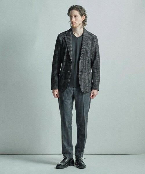 MEN'S BIGI / メンズビギ Tシャツ | 【ACTIVE TAILOR/アクティブテイラー】シルケットスムースVネック長袖Tシャツ | 詳細11