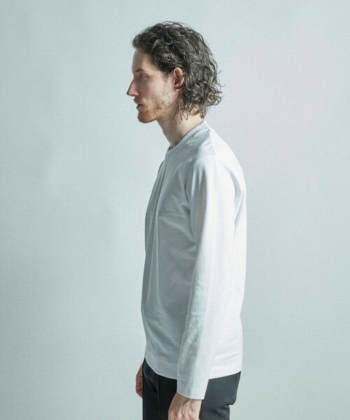 MEN'S BIGI / メンズビギ Tシャツ | 【ACTIVE TAILOR/アクティブテイラー】シルケットスムースクルーネック長袖Tシャツ | 詳細3