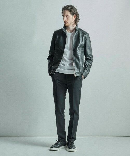 MEN'S BIGI / メンズビギ Tシャツ | 【ACTIVE TAILOR/アクティブテイラー】シルケットスムースクルーネック長袖Tシャツ | 詳細9