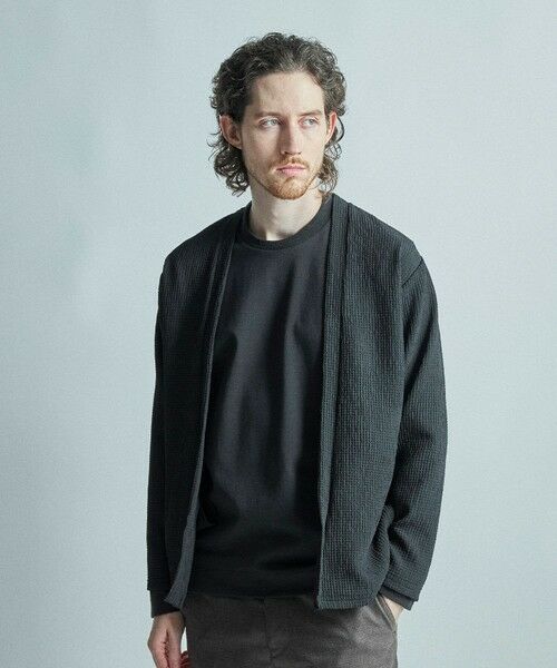 MEN'S BIGI / メンズビギ Tシャツ | 【ACTIVE TAILOR/アクティブテイラー】シルケットスムースクルーネック長袖Tシャツ | 詳細12