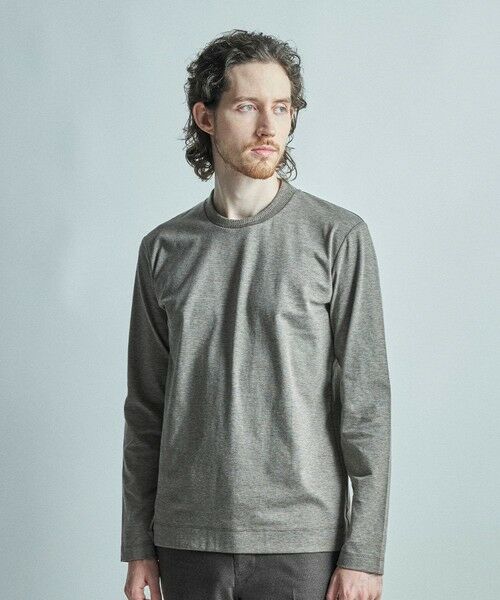 MEN'S BIGI / メンズビギ Tシャツ | 【ACTIVE TAILOR/アクティブテイラー】シルケットスムースクルーネック長袖Tシャツ | 詳細17