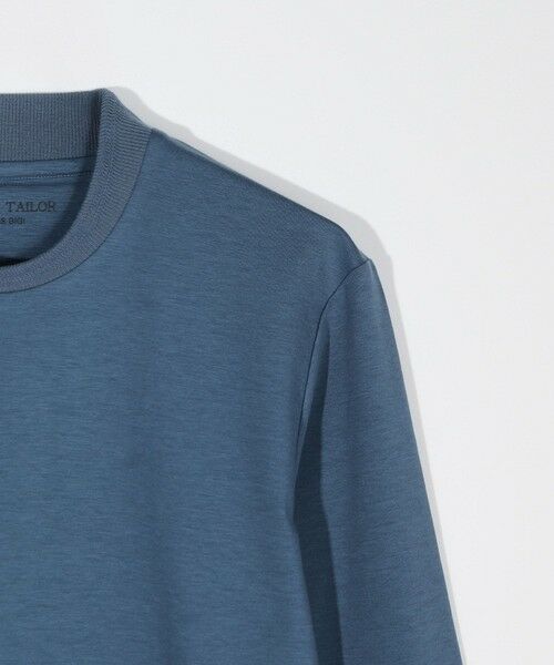 MEN'S BIGI / メンズビギ Tシャツ | 【ACTIVE TAILOR/アクティブテイラー】シルケットスムースクルーネック長袖Tシャツ | 詳細20