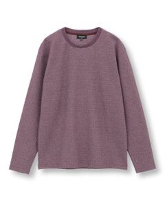 MEN'S BIGI / メンズビギ Tシャツ | シャーリングジャカードロングスリーブTシャツ